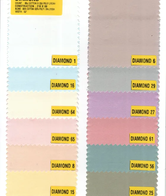 Diamond soft-solid shirting