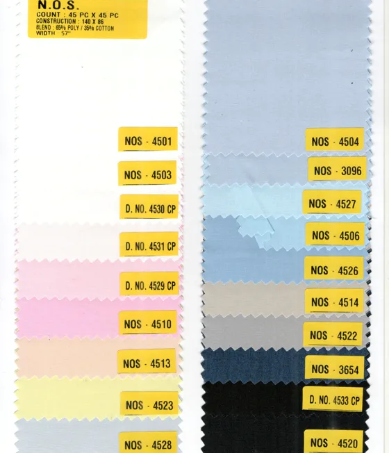 NOS never-out-of-stock shirting